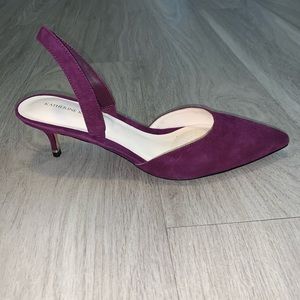 NEW KATHERINE KELLY Rosalie Slingback Kitten Heels